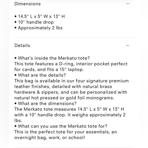 Merkato Tote | Parker Clay | Rust Brown - Picture 7 of 7